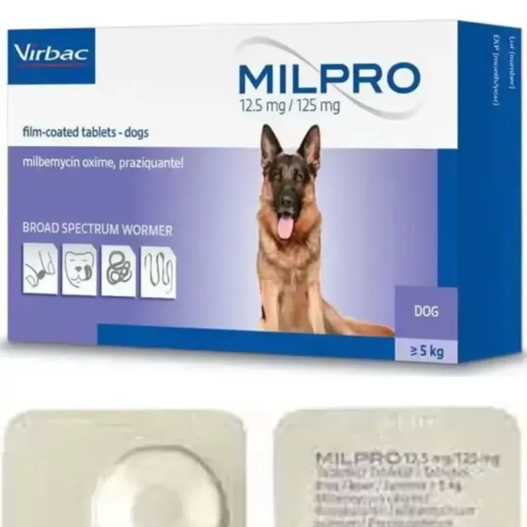 Мілпро Virbac Milpro таблетки від глистів для собак масою від 5 до 25 кг , 4 таблетки