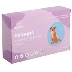 Сефорте для собак вагою 20-40 кг, 4 мл, 1 піпетка, НВД (аналогSelafort)